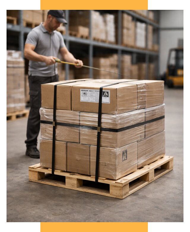 Упаковка и паллетирование грузов от 3556 р. | СетСервис-Кзр