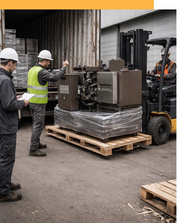 Доставка промышленного оборудования из Европы от 45725