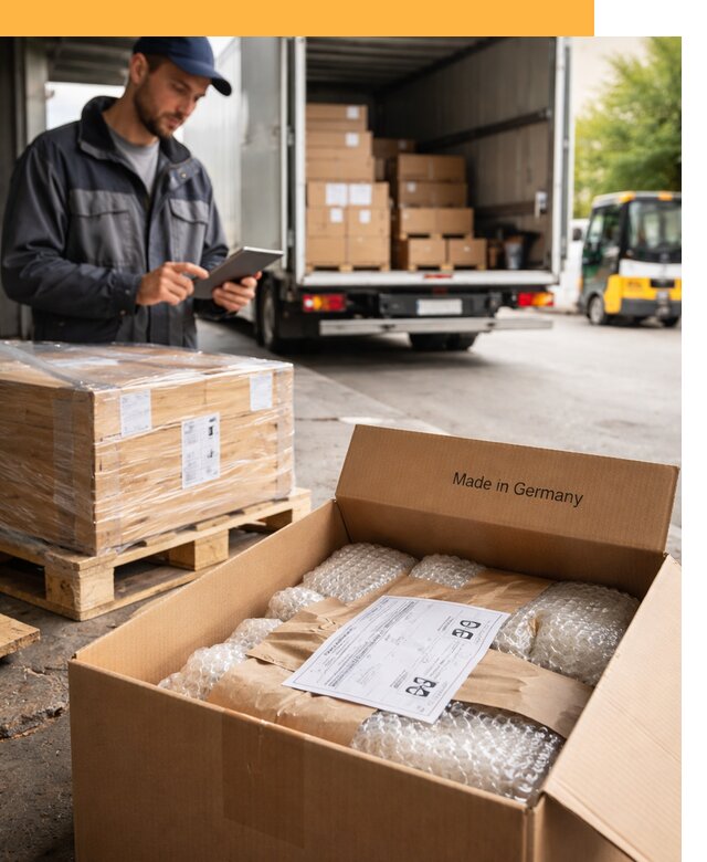 Доставка грузов из Германии от 45725 руб с таможенным оформлением