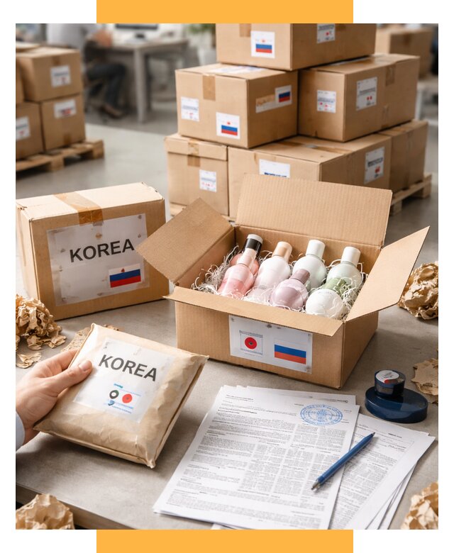 Доставка косметики из Кореи от 8637 р. под ключ | СетСервис-Кзр