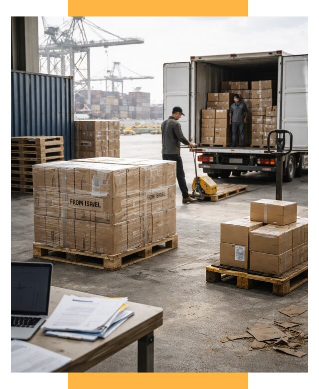 Доставка грузов из Израиля от 15242 р., логистика от СетСервис-Кзр
