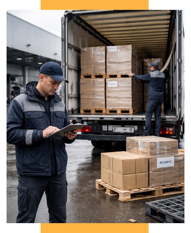Доставка грузов из Беларуси от 15242 р. логистика СетСервис-Кзр