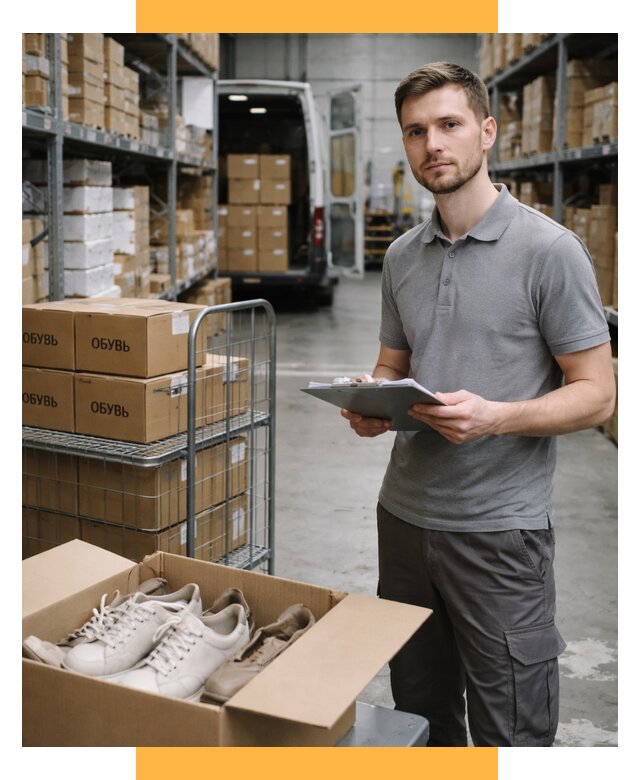 Доставка обуви из Китая и Турции от 4572 р. СетСервис-Кзр