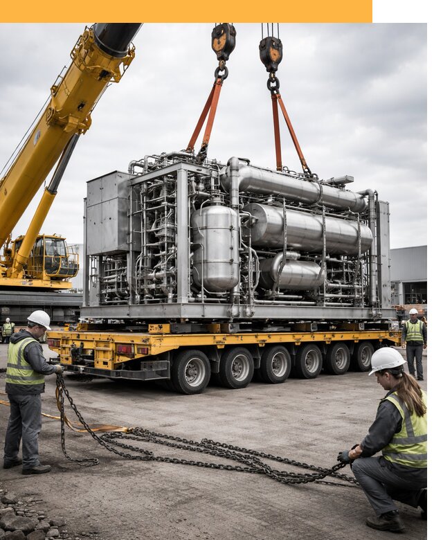 Перевозка тяжеловесных грузов по миру от 152415 руб