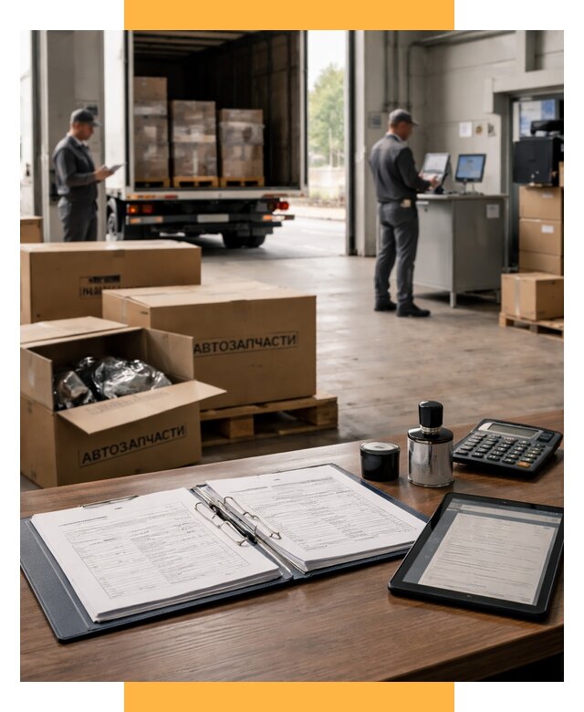 Таможенное оформление автозапчастей под ключ от 8637 р., СетСервис-Кзр